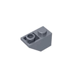 Gobricks GDS-597 Slope, Inverted 45 2x1 | Compatible Building Block for DIY