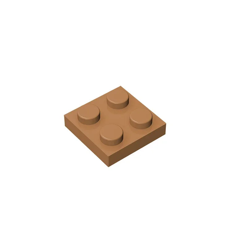 Gobricks Plate 2 x 2 Building Block | Compatible with Lego 3022