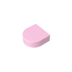 Gobricks Tile Round 1 x 1 Half Circle Extended | Compatible Brick Building Block