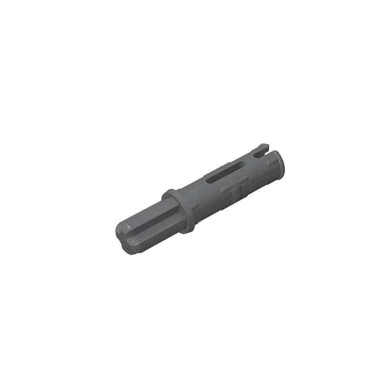 Gobricks GDS-929 Axle Pin 3L with Friction Ridges | Compatible Building Block for Technic