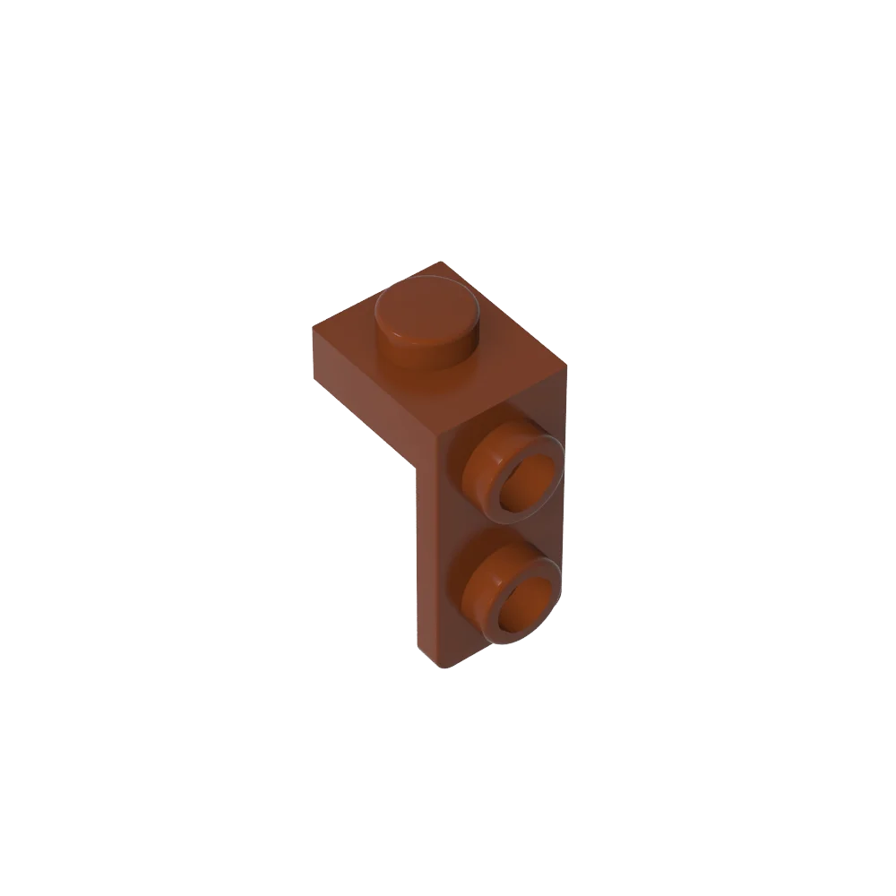 Gobricks Bracket 1 x 1 - 1 x 2 | Compatible Building Block