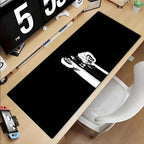 Large Mouse Pad black white Anime BLEACH Mause Mats Gaming Accessories Office Gamer Keyboard Desk Mat Unohana Retsu Mousepad