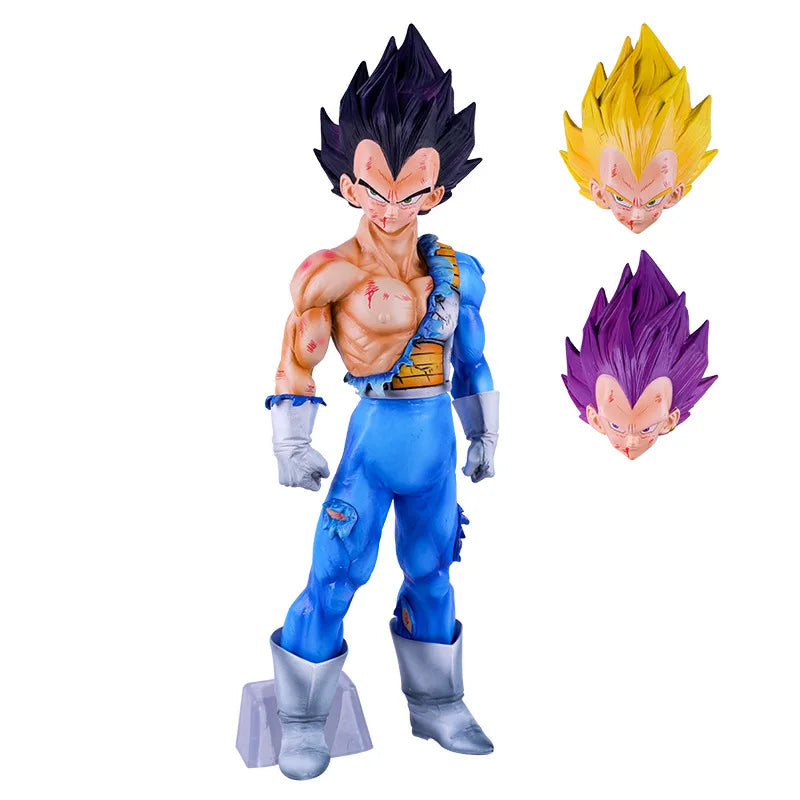 Ultra Ego Vegeta Anime Figure, Dragon Ball Z Gods of Destruction Action Figurines Statue 31 CM