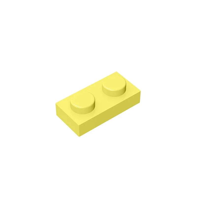 Gobricks GDS-502 Plate 1 x 2 Compatible Building Blocks | 6225 Pieces for DIY Creations
