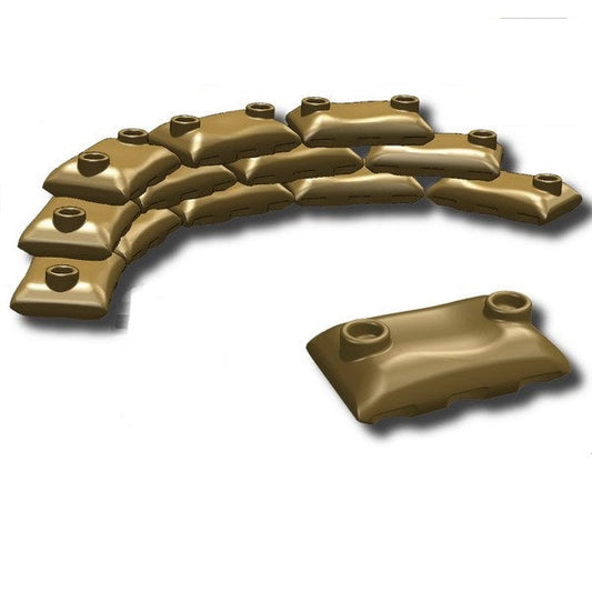 Brown Sand Bag 20 Count Accessory Pack - Mil-Blox