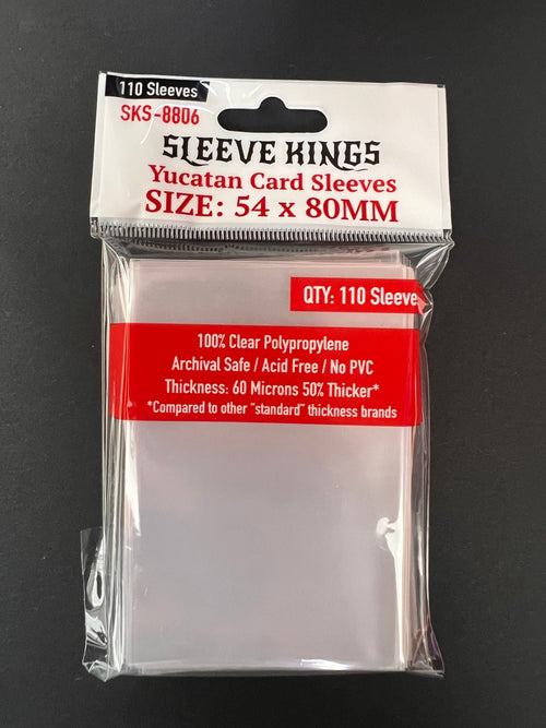 "Yucatan" Card Sleeves (54x80mm) 110 Pack, 60 Micron, SKS-8806