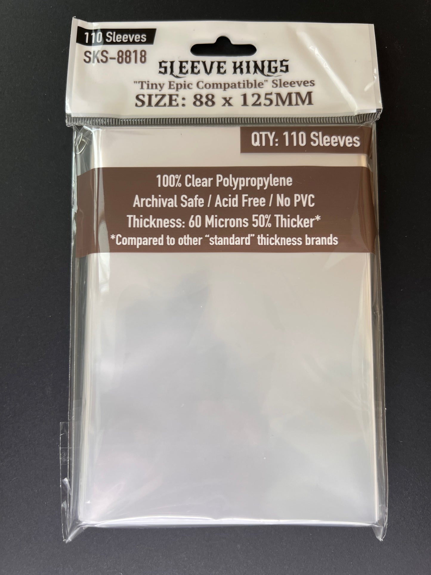 "Tiny Epic Mechs" Compatible Sleeve Bundle (8812 X 1 + 8818 X 1)