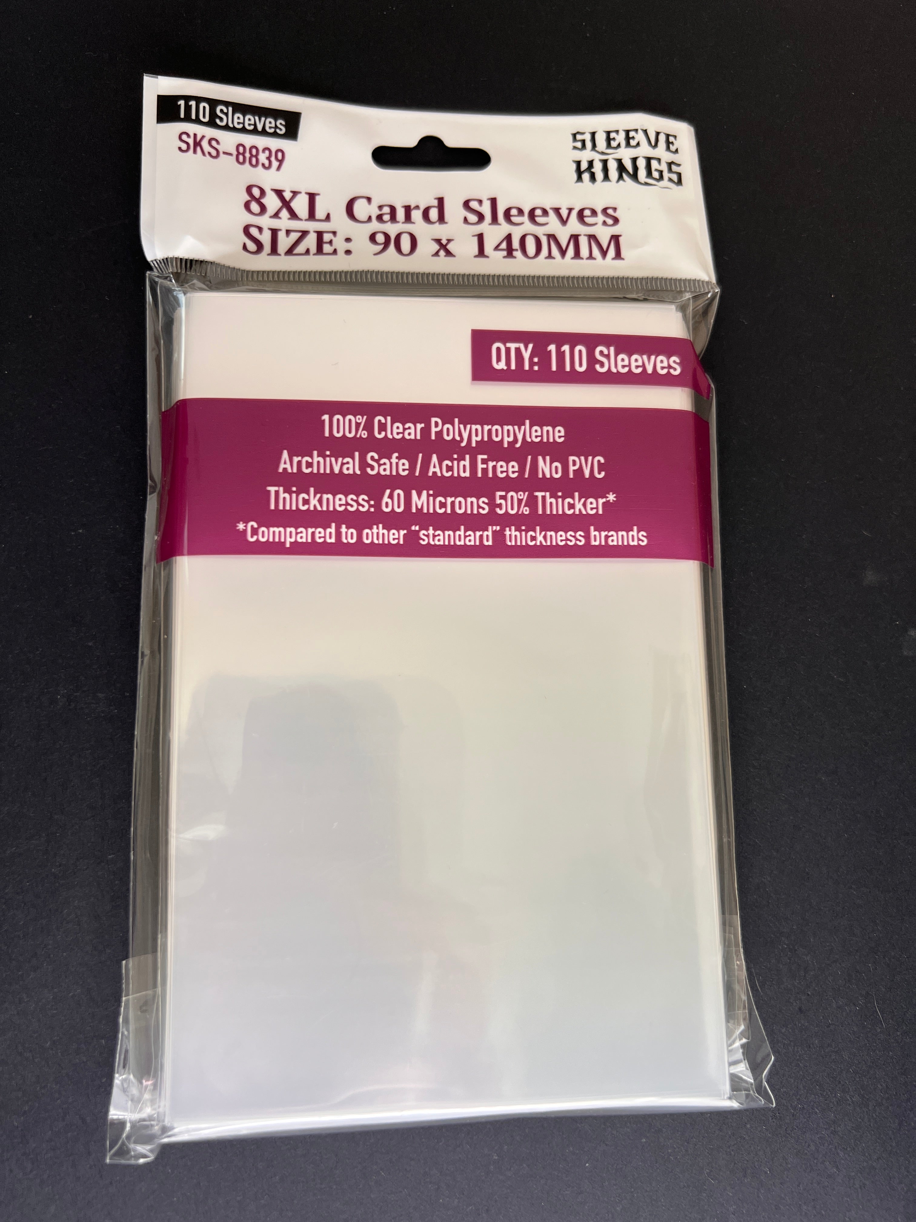 "Flamecraft" Board Game Compatible Card Sleeve Bundle (8803 X 2 + 8839 X 1)