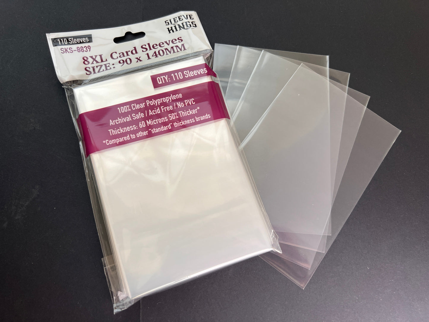 "Flamecraft" Board Game Compatible Card Sleeve Bundle (8803 X 2 + 8839 X 1)