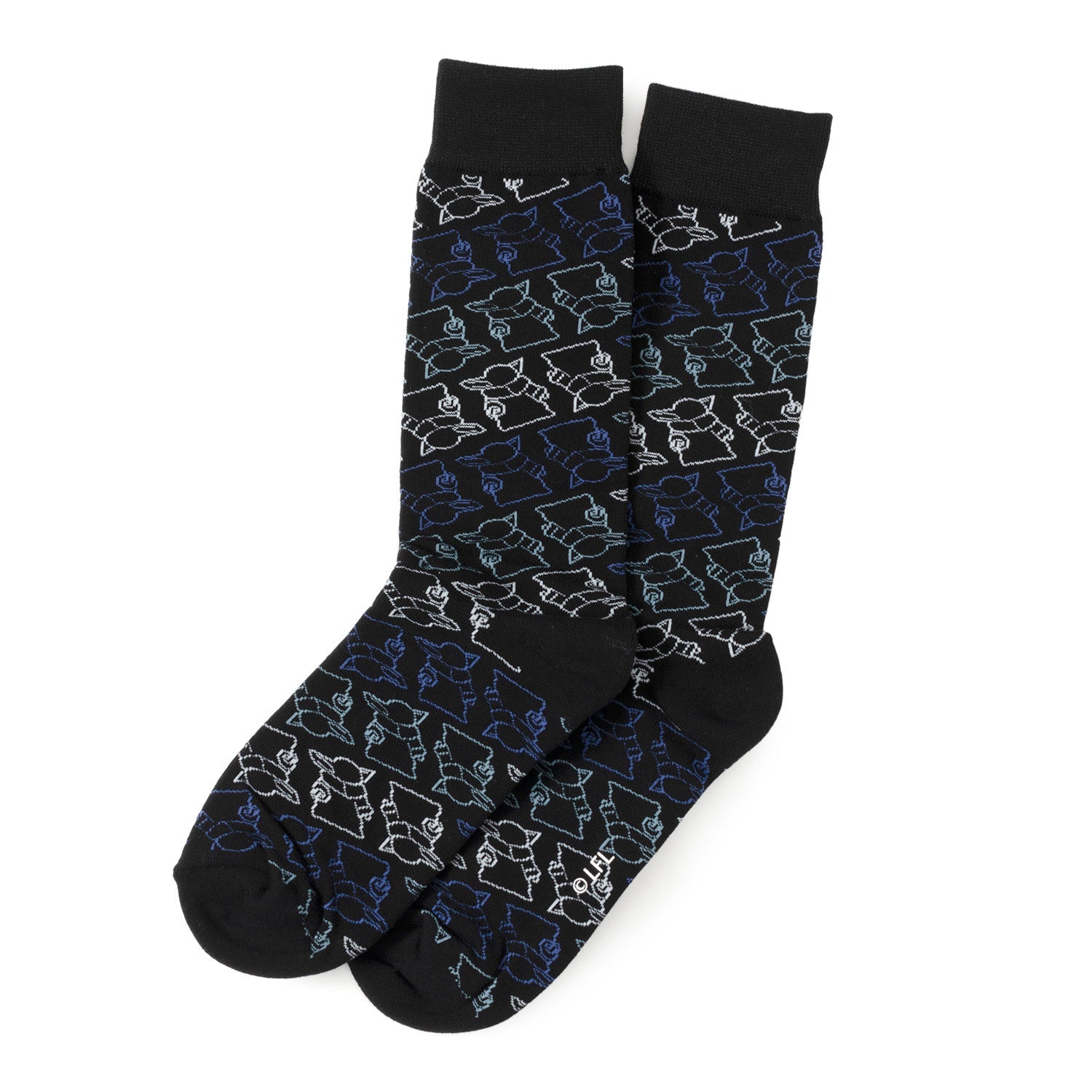 Star Wars Mandalorian 3-Pack Dress Sock and Mythosaur Lapel Pin Gift Set
