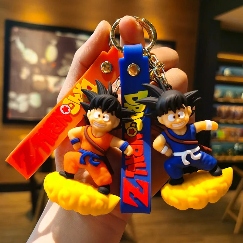 Dragon Ball Z Key Chains Anime Series Car Pendant Keyring Kids Accessories Gifts