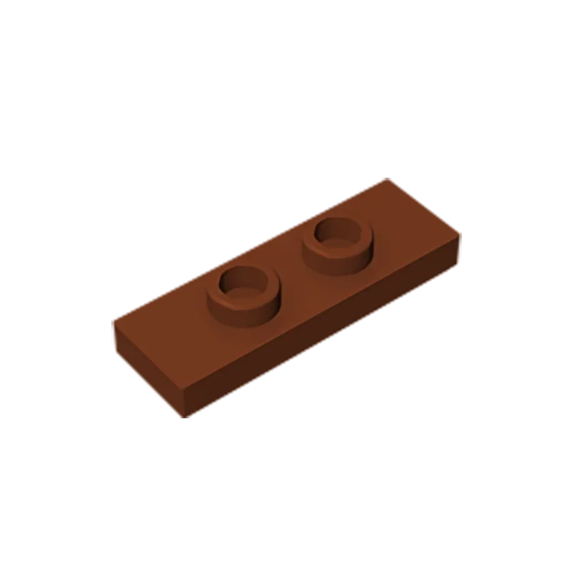 Gobricks GDS-1504 Plate, Modified 1 x 3 with 2 Studs (Double Jumper) | Compatible Building Block Piece
