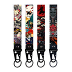 Samurai Cat Keychain | Unique Car and Motorcycle Key Ring Gift