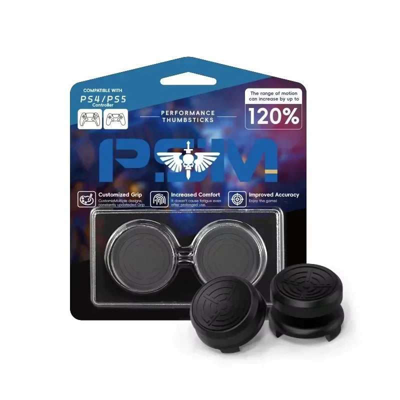 DATA FROG High-Rise Thumb Stick Grips | FPS Performance Extenders for PS4 PS5 and 8BitDo Ultimate Controller