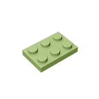Gobricks GDS-510 Plate 2 x 3 | Compatible Building Block for DIY Projects