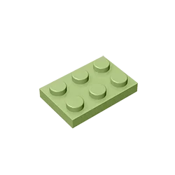 Gobricks GDS-510 Plate 2 x 3 | Compatible Building Block for DIY Projects