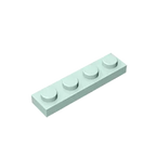 Gobricks GDS-504 Plate 1 x 4 | Compatible Building Block Pieces