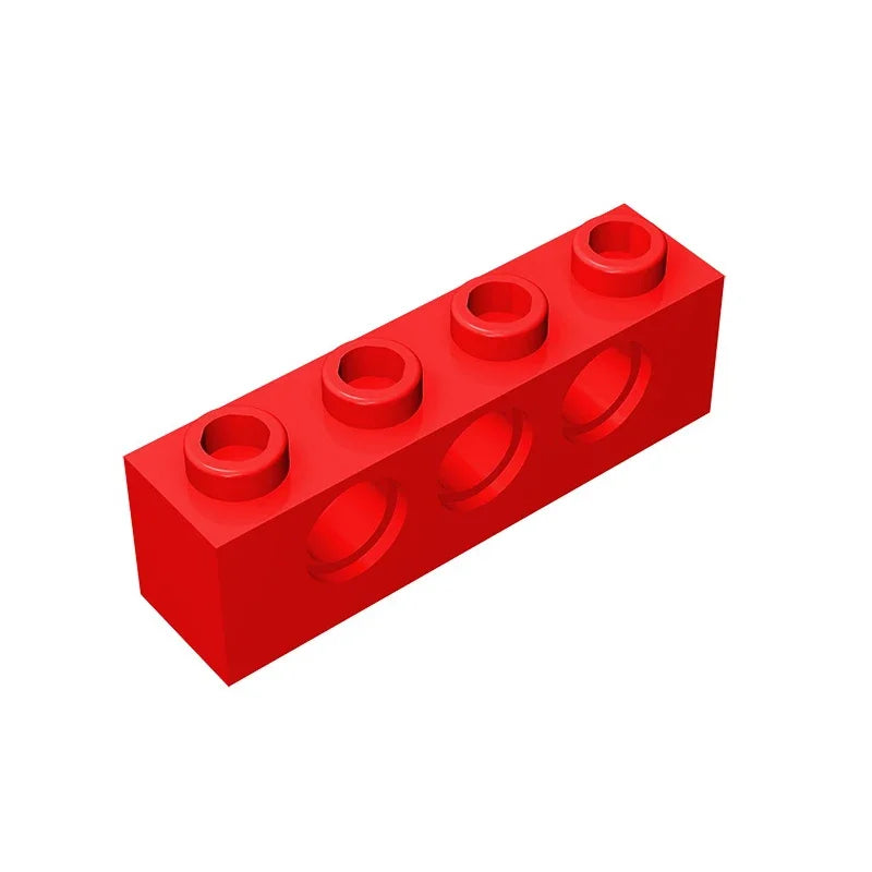 Gobricks GDS-625 Technical Brick 1x4 3-Hole | Compatible with Lego 3701