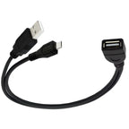 2-in-1 Micro USB to USB OTG Adapter with Power Cable | For Fire Stick, PlayStation Classic & More