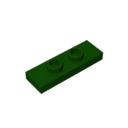 Gobricks GDS-1504 Plate, Modified 1 x 3 with 2 Studs (Double Jumper) | Compatible Building Block Piece