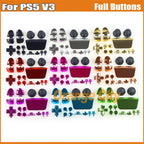 1Set Gamepad Full Set Buttons for PS5 3.0 V3.0 Electroplated Button Kit | Game Controller Accessories