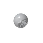 Gobricks GDS-1056 Technical Ball Joint with Through Axle Hole | Compatible Building Block Piece
