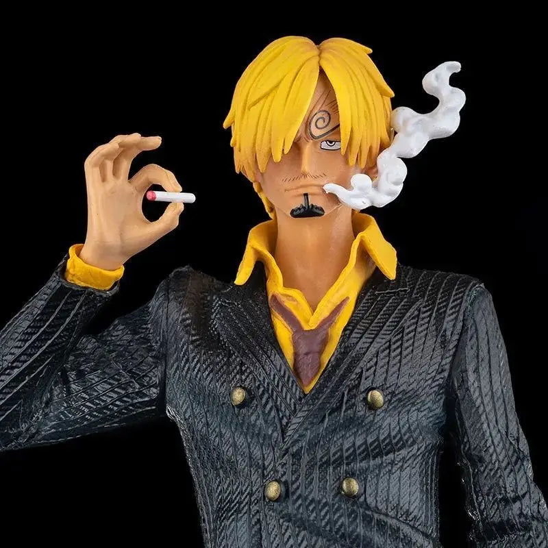 Sanji Vinsmoke One Piece Anime Figure, One Piece Strawhat Pirates Figurines Diable Jambe Black Foot 11 in