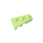 Gobricks GDS-547 Wedge Plate 3 x 2 Right | Compatible Building Block for DIY Creations