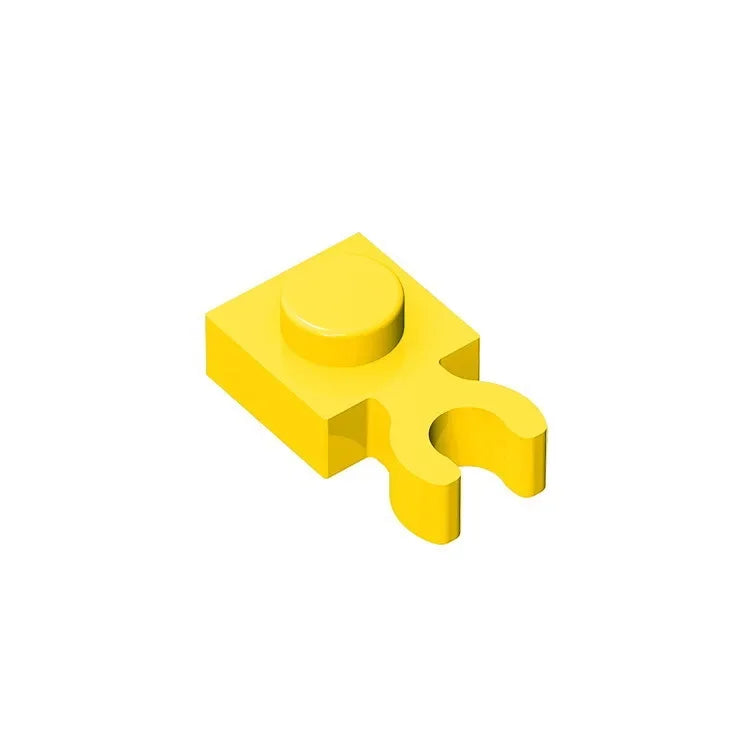 Gobrick GDS-814 PLATE 1X1 W. HOLDER | Building Block for DIY Creations