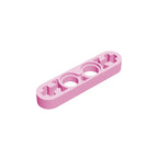 Gobricks GDS-690 Technical Liftarm Thin 1 x 4 with Axle Holes | Compatible Building Block Part 32449