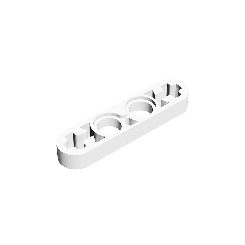 Gobricks GDS-690 Technical Liftarm Thin 1 x 4 with Axle Holes | Compatible Building Block Part 32449