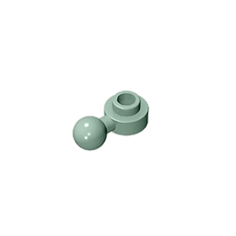 Gobricks GDS-1500 Hinged Plate 1x1 with Ball Head | Compatible Building Brick