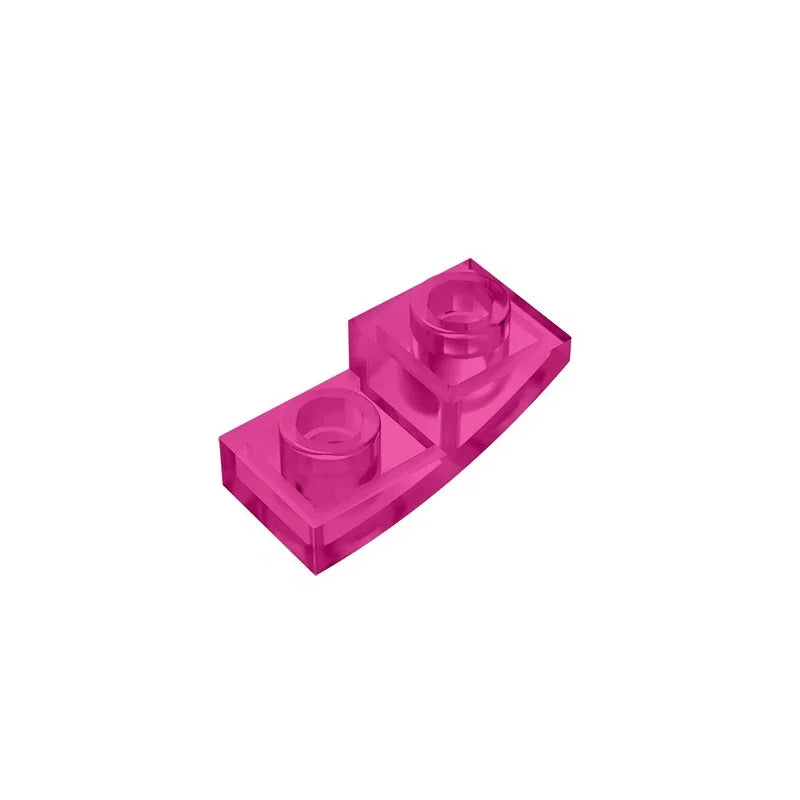 Gobricks GDS-795 Slope, Curved 2 x 1 Inverted | Compatible Building Block for DIY Projects