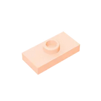 Gobricks PLATE 1X2 W. 1 KNOB | Modified Building Block Compatible with Lego 15573