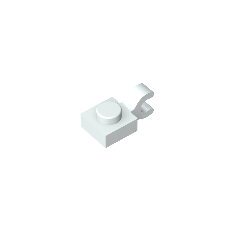 Gobricks GDS-813 1x1 Plate with Vertical Holder | Compatible with Lego 6019 and 61252