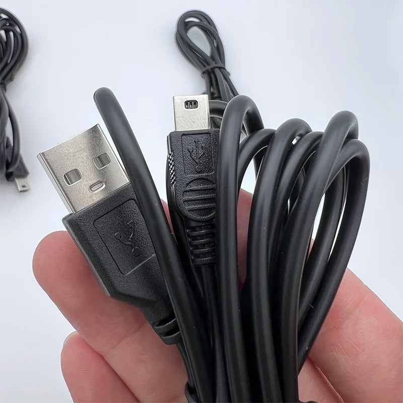 USB Charger Cable for PS3 Controller | Extension Gamepad Cord with Magnetic Ring