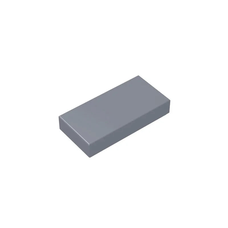 Gobricks GDS-566 Tile 1 x 2 with Groove | Compatible Building Block
