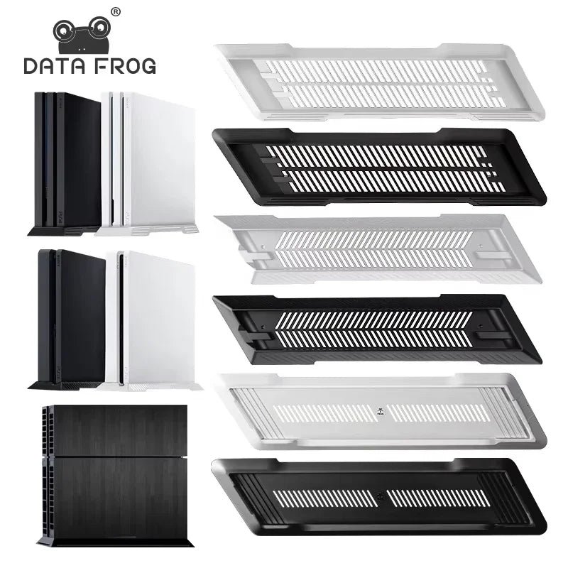 DATA FROG Vertical Stand for PS4 Fat Console | Anti-Slip Cooling Holder