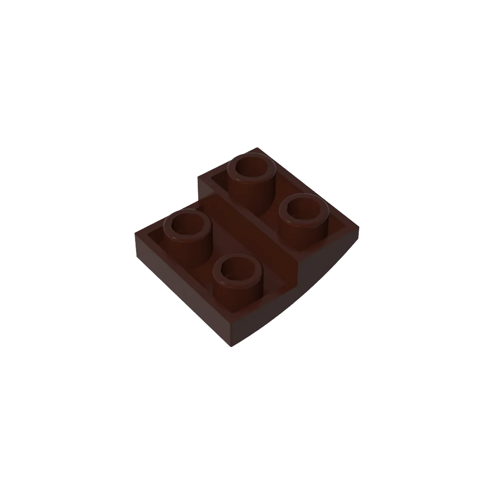 Gobricks GDS-1270 Slope, Curved 2 x 2 Inverted | Compatible with Lego 32803 Building Block