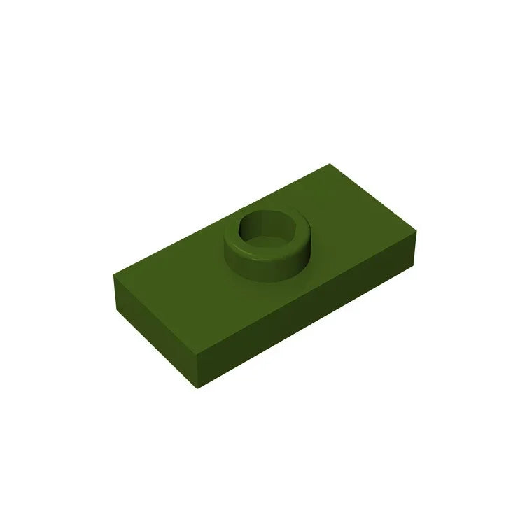 Gobricks PLATE 1X2 W. 1 KNOB | Modified Building Block Compatible with Lego 15573