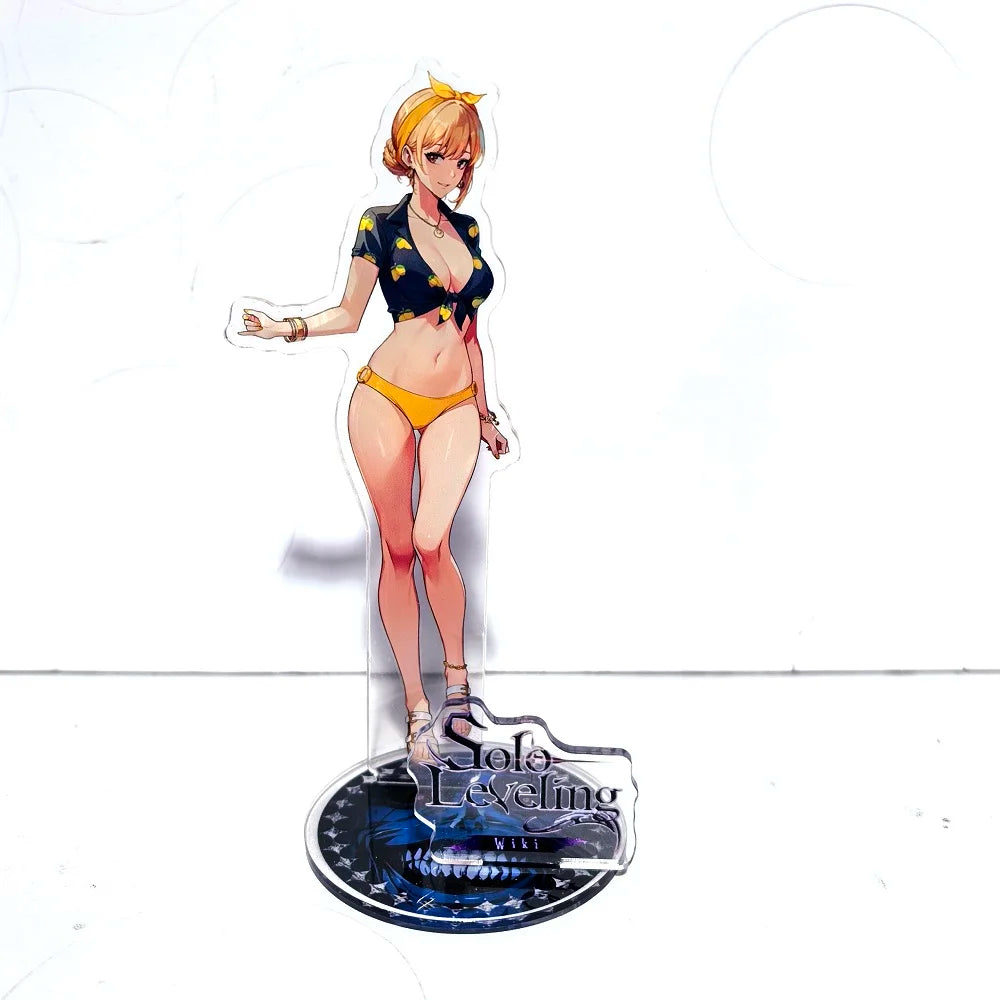 Solo Leveling Acrylic Stand, Acrylic Anime Manwha Figures and Figurines Statue 15 CM