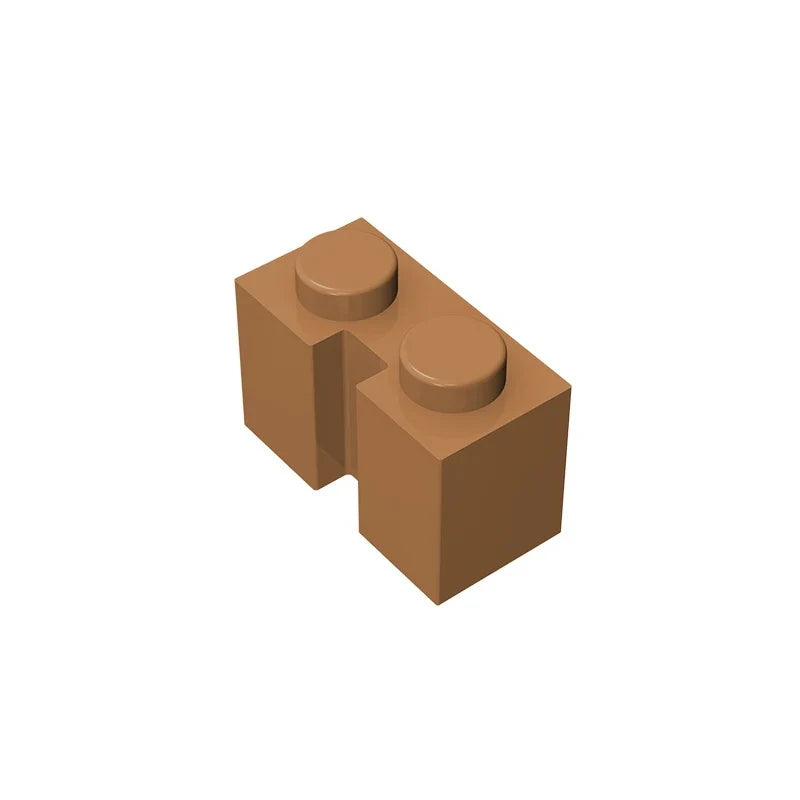 Gobricks GDS-798 Brick 1x2 with Groove | Compatible Building Block for DIY Sets