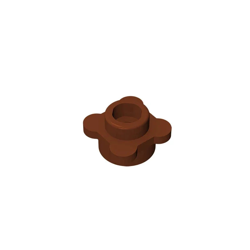 Gobricks GDS-839 Plate Round 1x1 with Flower Edge | Compatible with Lego 33291 28573