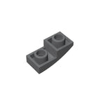 Gobricks GDS-795 Slope, Curved 2 x 1 Inverted | Compatible Building Block for DIY Projects