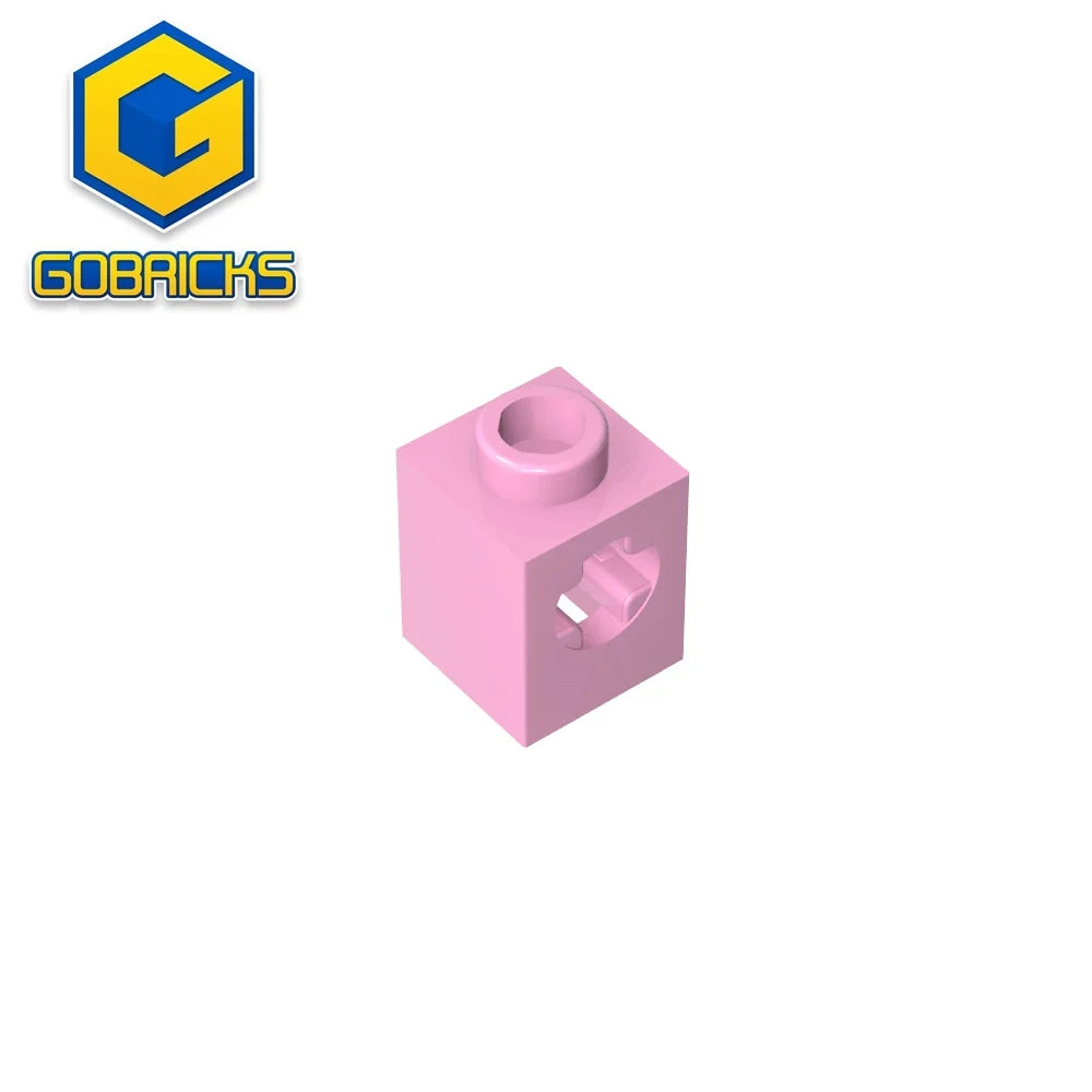 Gobricks GDS-2196 Technical Brick 1 x 1 with Axle Hole | Building Block for Lego