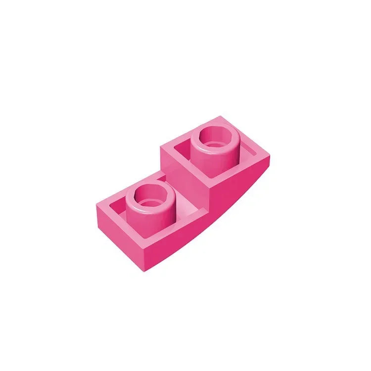 Gobricks GDS-795 Slope, Curved 2 x 1 Inverted | Compatible Building Block for DIY Projects