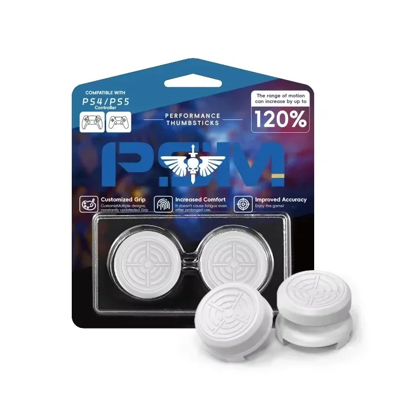 DATA FROG High-Rise Thumb Stick Grips | FPS Performance Extenders for PS4 PS5 and 8BitDo Ultimate Controller