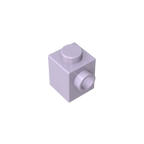 Gobricks GDS-635 BRICK 1X1 W. 1 KNOB | Single Side Bump Building Block Compatible with Lego 87087