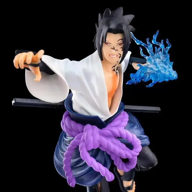 Cursed Sasuke Uchiha Chidori Anime Figure, Bandai Naruto Shippuden Action Figures 20 CM