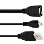 2-in-1 Micro USB to USB OTG Adapter with Power Cable | For Fire Stick, PlayStation Classic & More